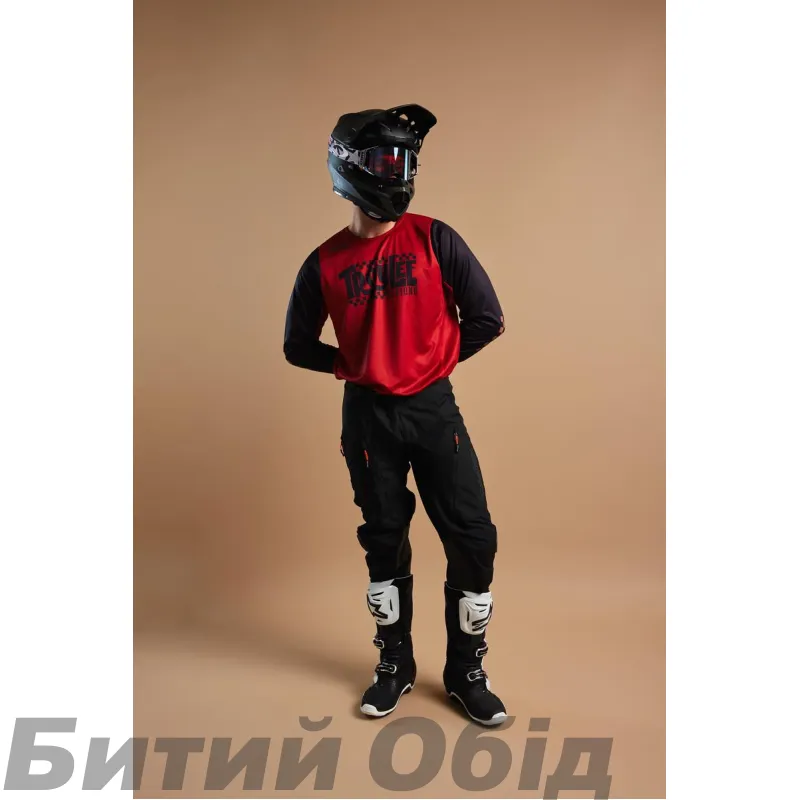 Мото джерсі TLD SCOUT GP JERSEY; BIG LEE [BLACK / BURNT ORANGE]
