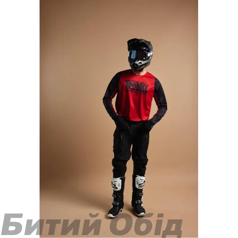 Мото джерсі TLD SCOUT GP JERSEY; BIG LEE [BLACK / BURNT ORANGE]