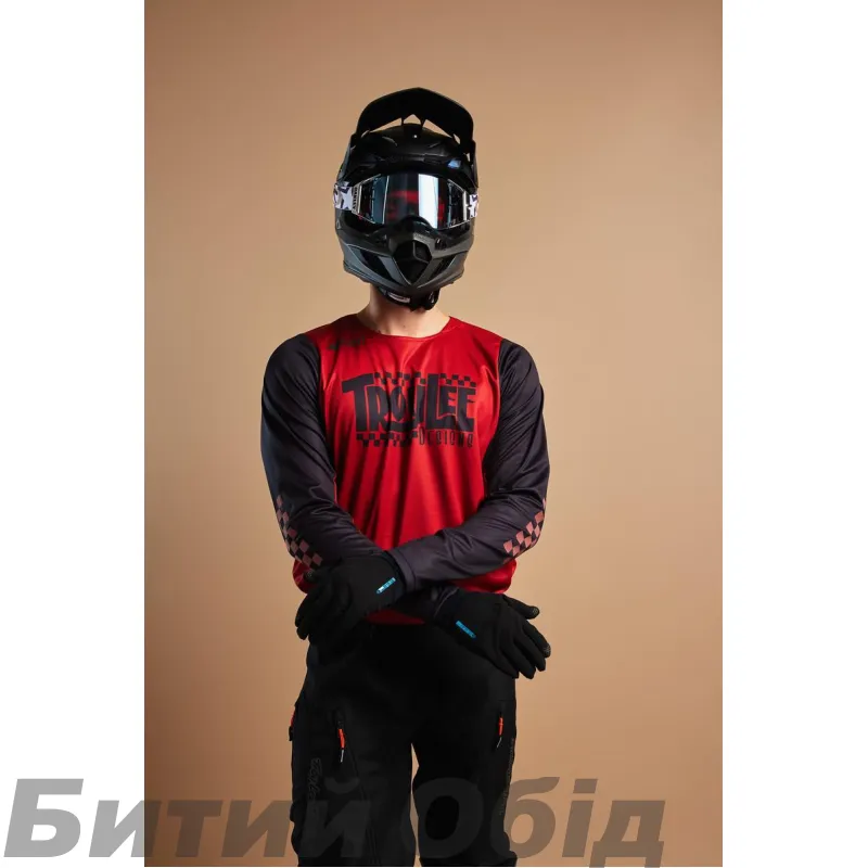Мото джерсі TLD SCOUT GP JERSEY; BIG LEE [BLACK / BURNT ORANGE]