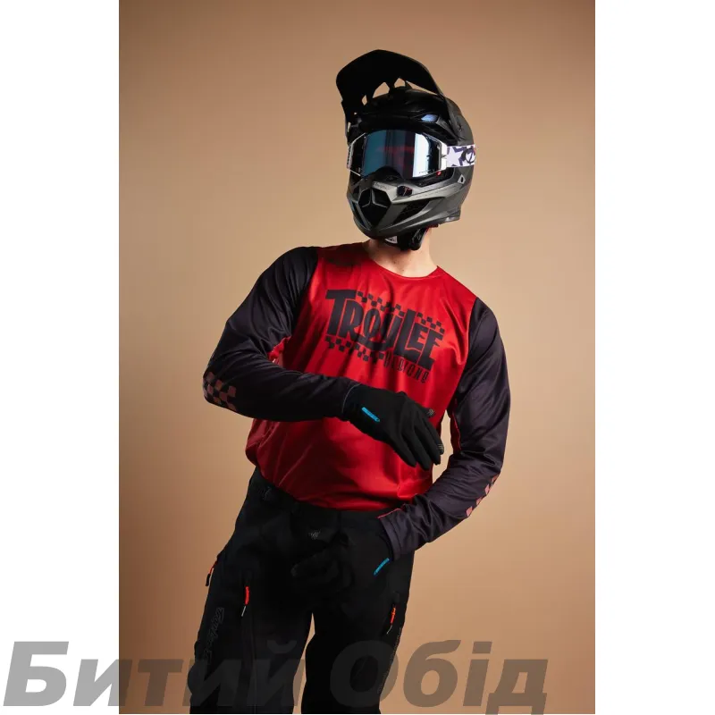 Мото джерсі TLD SCOUT GP JERSEY; BIG LEE [BLACK / BURNT ORANGE]