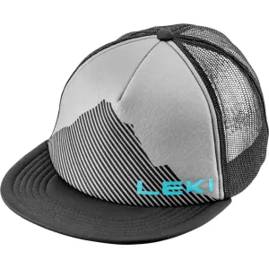 Кепка LEKI Logo Cap LEKI black-sharkskin-peacock blue OS