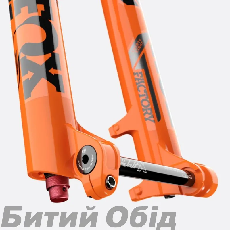 Вилка FOX 2025, 38 FLOAT, 29in, 170, Grip X2, Shiny Orange, Black/Clear Logo, 15 X 110, 44mm Rake