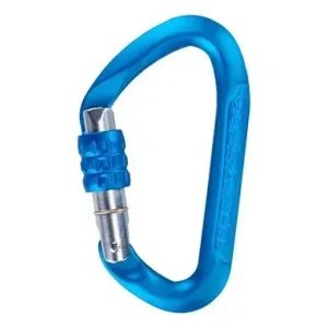 Карабин трапеция с резьбовой муфтой Climbing Technology SALTO SG BLUE/GREY/BLUE 