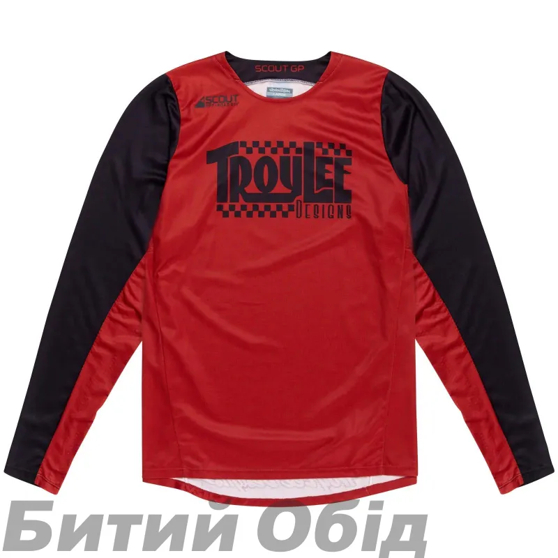 Мото джерсі TLD SCOUT GP JERSEY; BIG LEE [BLACK / BURNT ORANGE]