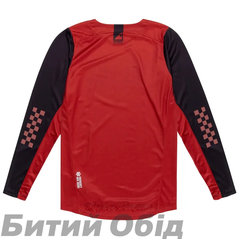 Мото джерсі TLD SCOUT GP JERSEY; BIG LEE [BLACK / BURNT ORANGE]
