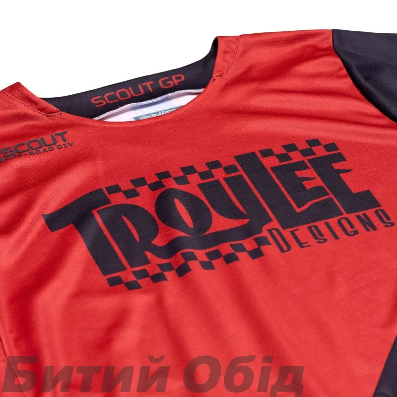 Мото джерсі TLD SCOUT GP JERSEY; BIG LEE [BLACK / BURNT ORANGE]