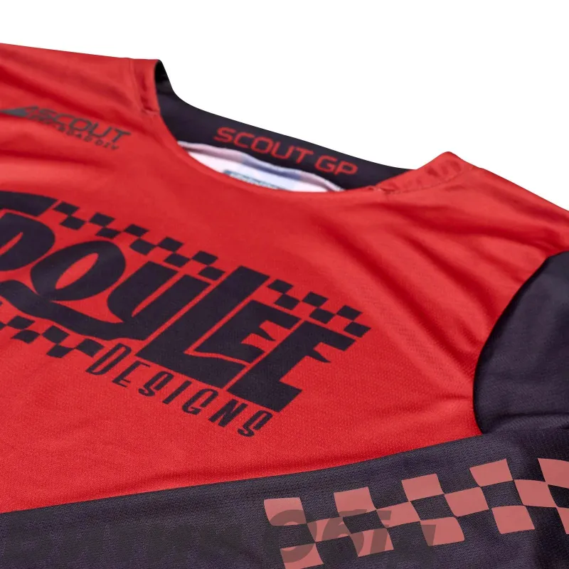 Мото джерсі TLD SCOUT GP JERSEY; BIG LEE [BLACK / BURNT ORANGE]
