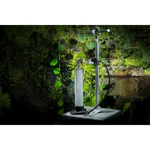 Насос напольный Crankbrothers KLIC + BURST TANK, Silver (Digital)