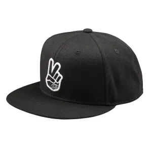 Кепка TLD FLAT BILL SNAPBACK; PEACE [BLACK] OSFA