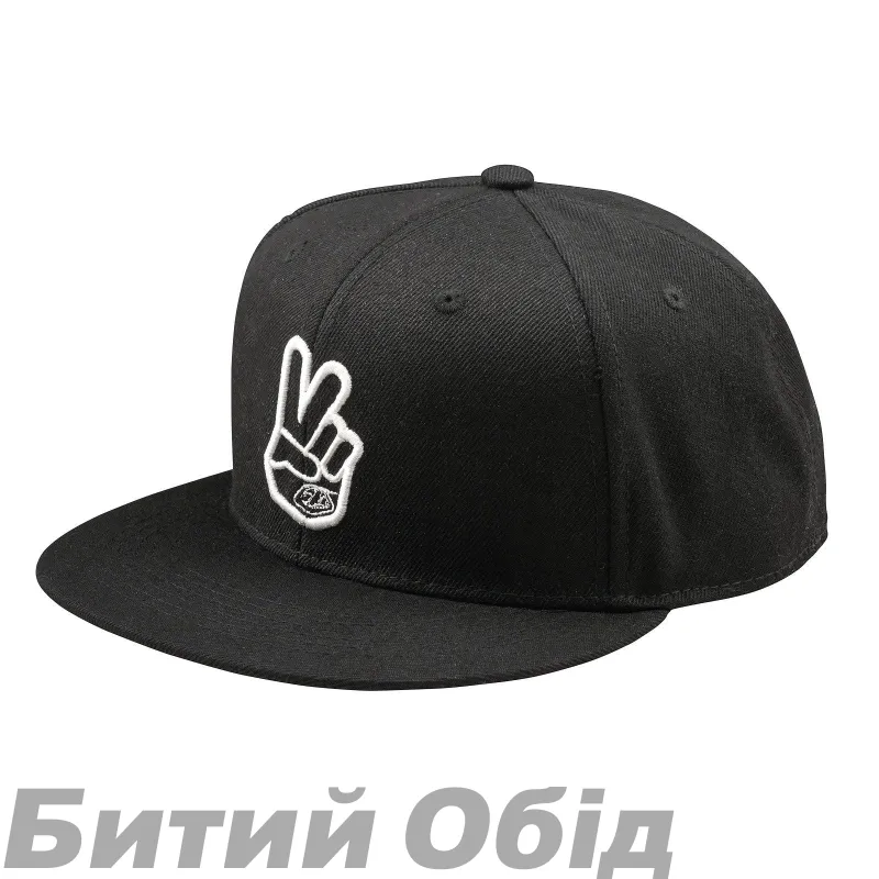 Кепка TLD FLAT BILL SNAPBACK; PEACE [BLACK] OSFA