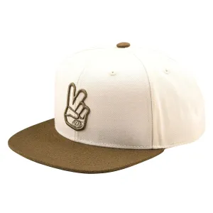 Кепка TLD FLAT BILL SNAPBACK; PEACE VINTAGE [WHITE / OLIVE] OSFA