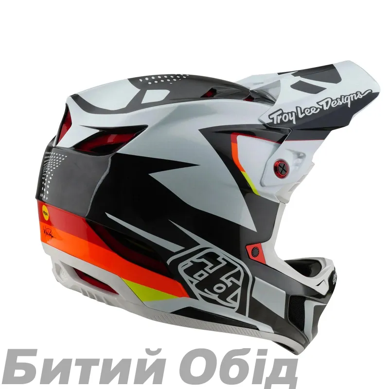 Вело шолом TLD D4 CARBON HELMET; [OPTIC BLACK] 
