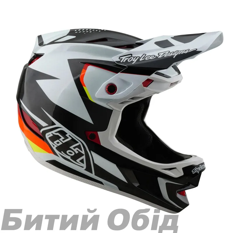 Вело шолом TLD D4 CARBON HELMET; [OPTIC BLACK] 
