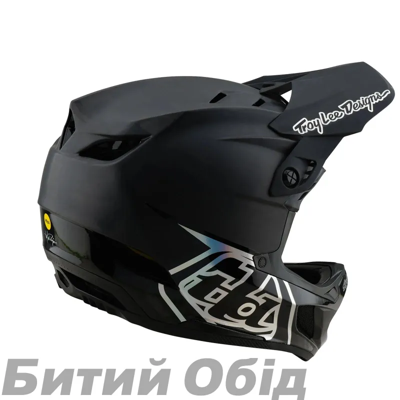 Вело шолом TLD D4 CARBON HELMET; [STEALTH BLACK]
