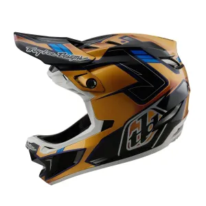 Вело шлем TLD D4 COMPOSITE HELMET; ROYALTY [BLACK / GOLD]