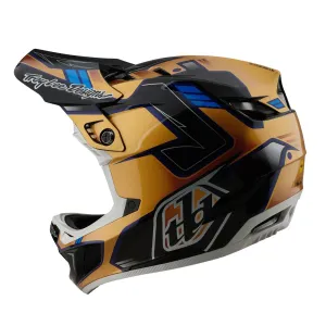 Вело шлем TLD D4 COMPOSITE HELMET; ROYALTY [BLACK / GOLD]