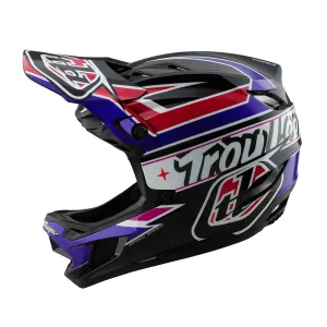 Вело шолом TLD D4 POLYACRYLITE HELMET; LINEAR [BLACK] 