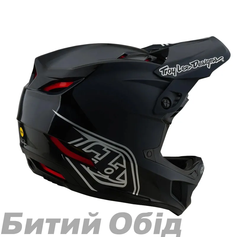 Вело шолом TLD D4 POLYACRYLITE HELMET; SHADOW [BLACK] 
