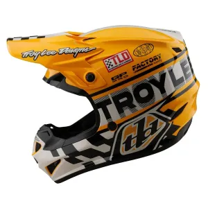 Мото шолом TLD GP PRO HELMET; FIFTY-50 [WHITE / GOLD]