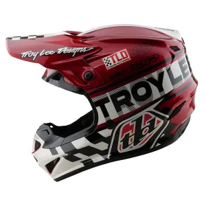 Мото шолом TLD GP PRO HELMET; FIFTY-50 [WHITE / RED]