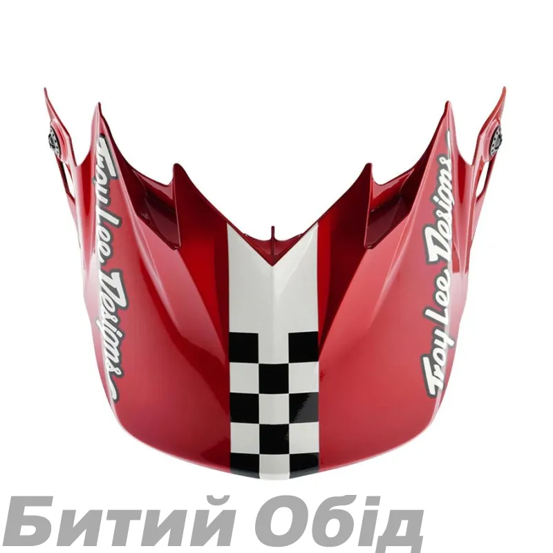 Мото шлем TLD GP PRO HELMET; FIFTY-50 [WHITE / RED]