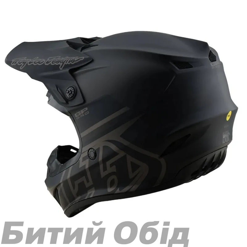 Мото шолом TLD GP PRO HELMET; MONO [BLACK] 