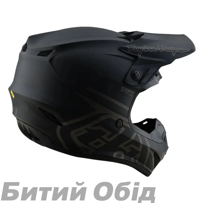 Мото шолом TLD GP PRO HELMET; MONO [BLACK] 