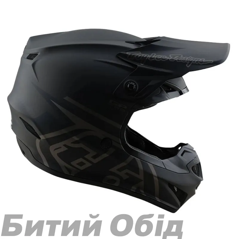Мото шолом TLD GP PRO HELMET; MONO [BLACK] 