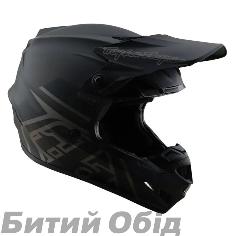 Мото шолом TLD GP PRO HELMET; MONO [BLACK] 