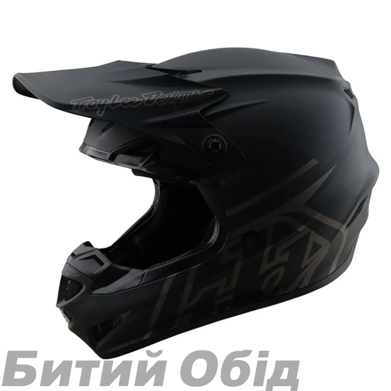 Мото шолом TLD GP PRO HELMET; MONO [BLACK] 