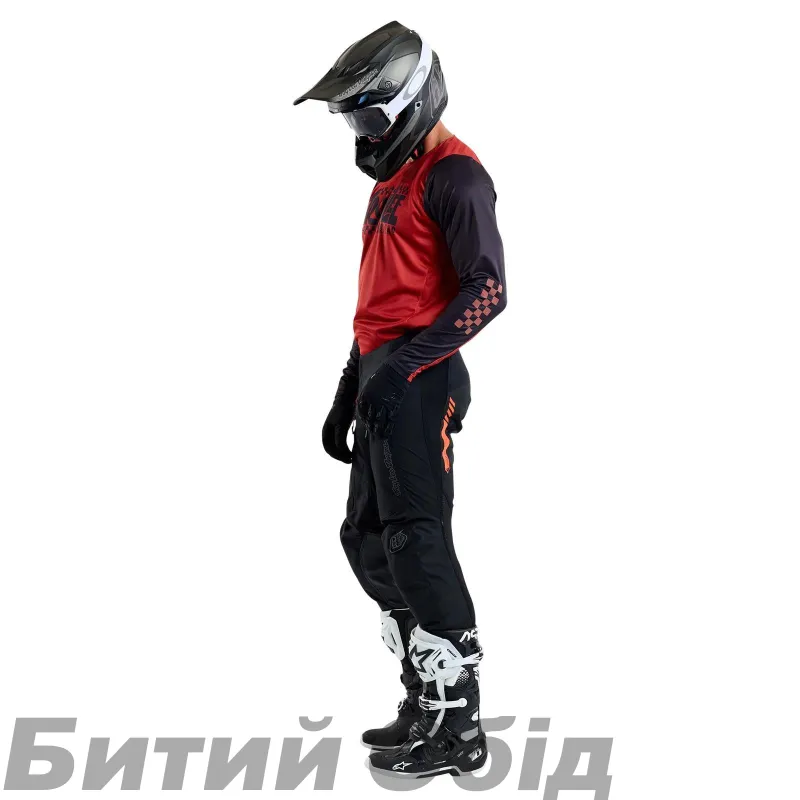 Мото джерсі TLD SCOUT GP JERSEY; BIG LEE [BLACK / BURNT ORANGE]