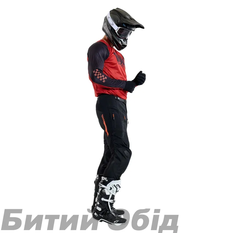 Мото джерсі TLD SCOUT GP JERSEY; BIG LEE [BLACK / BURNT ORANGE]