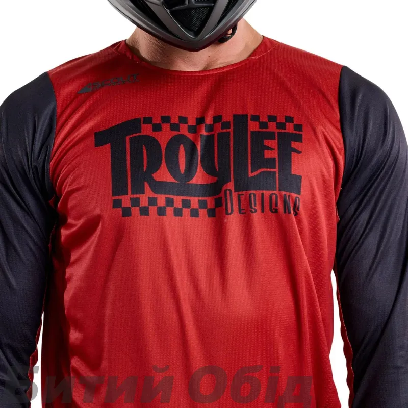 Мото джерсі TLD SCOUT GP JERSEY; BIG LEE [BLACK / BURNT ORANGE]