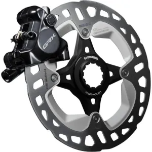 Калипер гидравл. диск торм Shimano BR-RX820, GRX, передний, FLAT MOUNT, 140/160MM ротор, колодка L05A RESIN PAD(W/FIN)