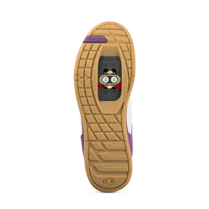 Велообувь CrankBrothers SHOES MALLET LACE WHITE / PURPLE - GUM OUTSOLE - BERNARD KERR 
