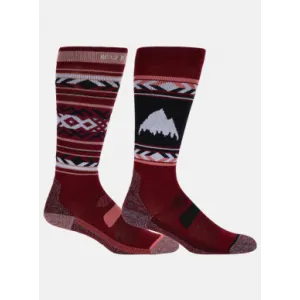Носки BURTON M PRFRMNC LW SK 2 PK deep red (гольфы 2 пары)