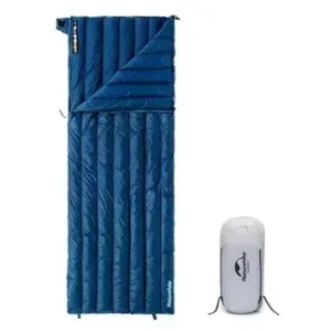 Спальный мешок с натуральным пухом Naturehike CWM295 CNK2300SD013, голубой