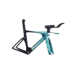 Рама BIANCHI Road TT AQUILA TT Disc Frame Metallic Celeste / Black UD Carbon (Full Glossy) M 