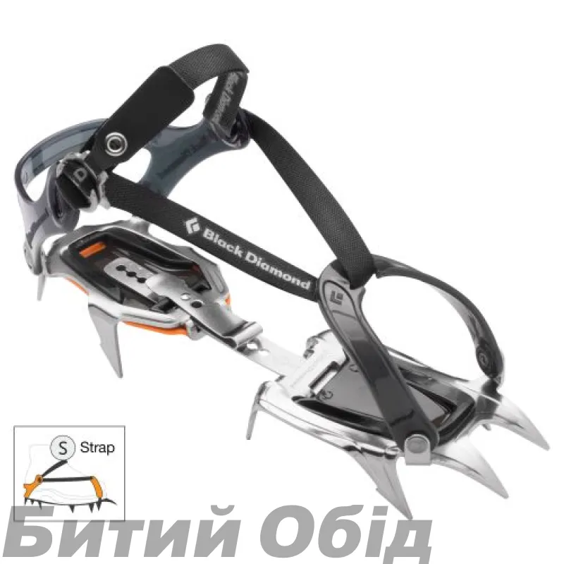 Кішки Black Diamond CONTACT STRAP CRAMPON (St.steel)