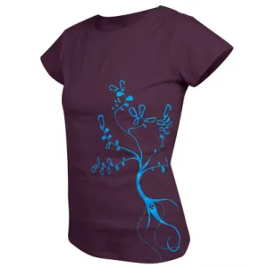 Футболка Black Diamond BINER FLOWER TEE - WMNS violet разм. M