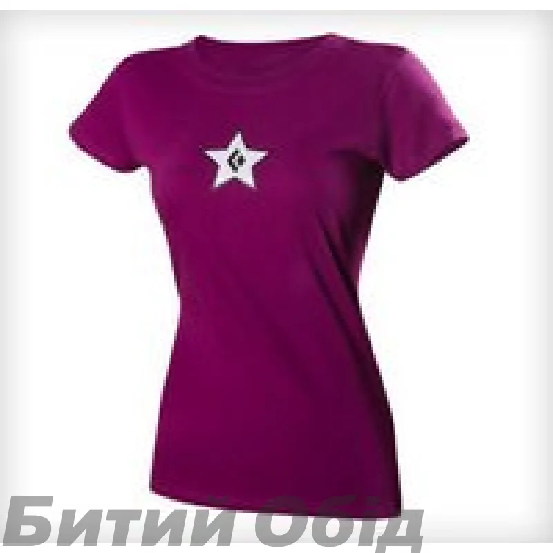 Футболка BLACK DIAMOND STAR TEE - WMNS Raspberry 
