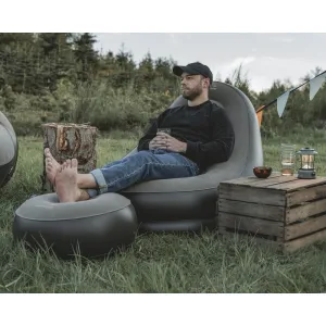 Кресло надувное с пуфиком EASY CAMP Maple Lounge Set