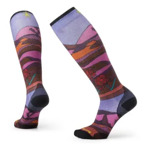 Носки женские Smartwool Wm's Ski Zero Cushion Floral Field Print OTC (Picante, M)