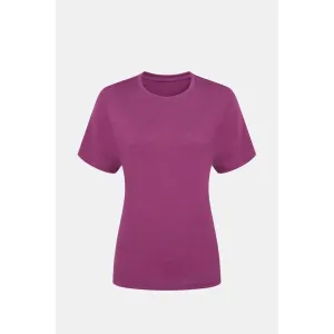 Женская футболка Rab Crimp Logo Tee Wmns (Plum)