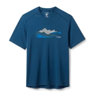 Футболка мужская Rab Force Graphic Tee (Tempest Blue, M)