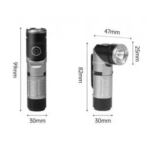 Фонарь с клипсой Naturehike CNK2450ZM013, черно-серый