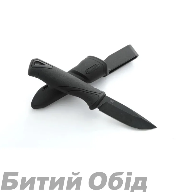 Ніж Ganzo G807BW-BK чорний з чохлом