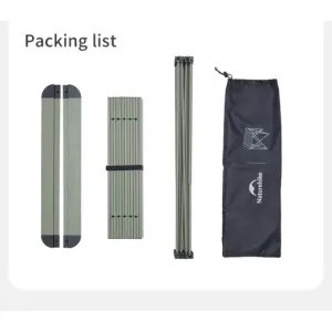 Складной стол Naturehike CNK2450JJ013, алюминий, серый