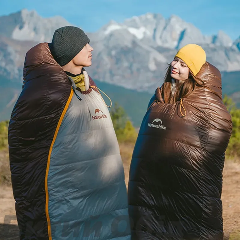 Спальник з натуральним пухом Naturehike Snowbird CNK2550WS014, p-р M, 400 г