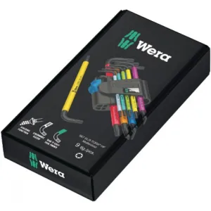 Набор Г-образных ключей с функцией фиксации WERA  967 SL/9 TORX® HF Multicolour  05024179001